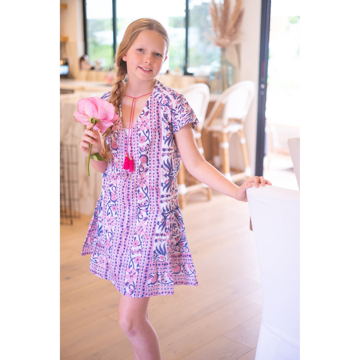 BELL by Alicia Bell block print dress