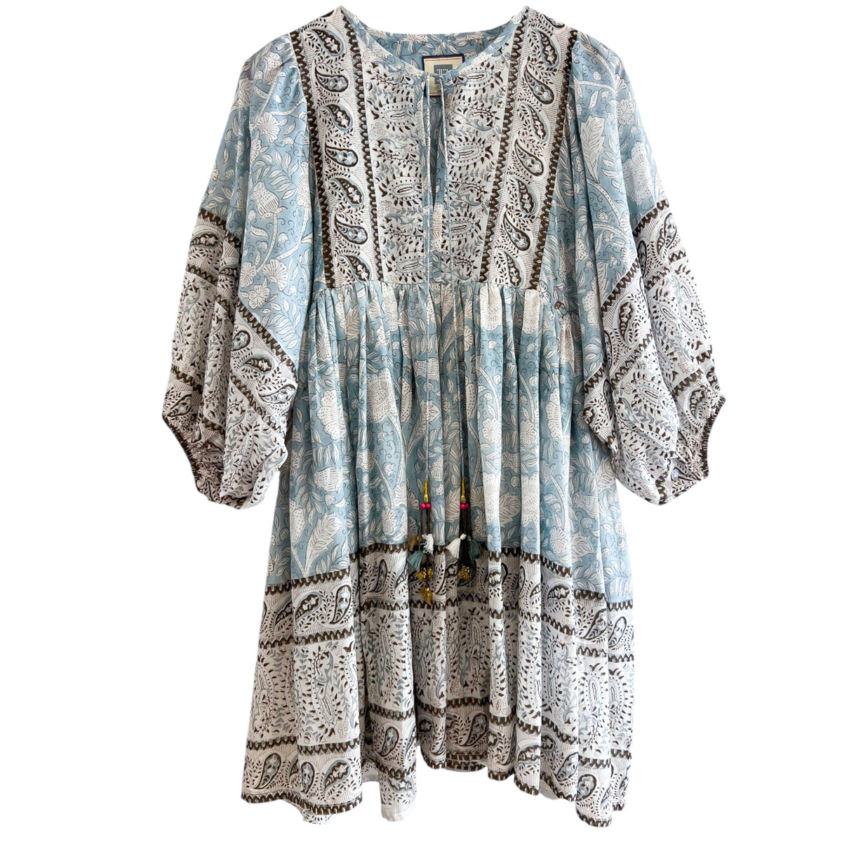 cotton tunic dress Sylvie Mini this versatile piece transitions seamlessly from casual to elevated Alice + Olivia Thalia Tunic