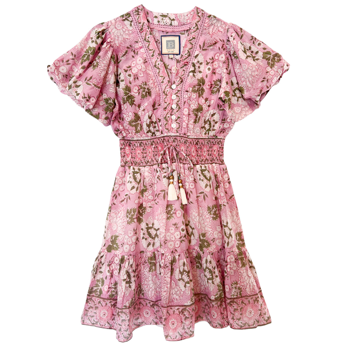 BELL by Alicia Bell block printed dress