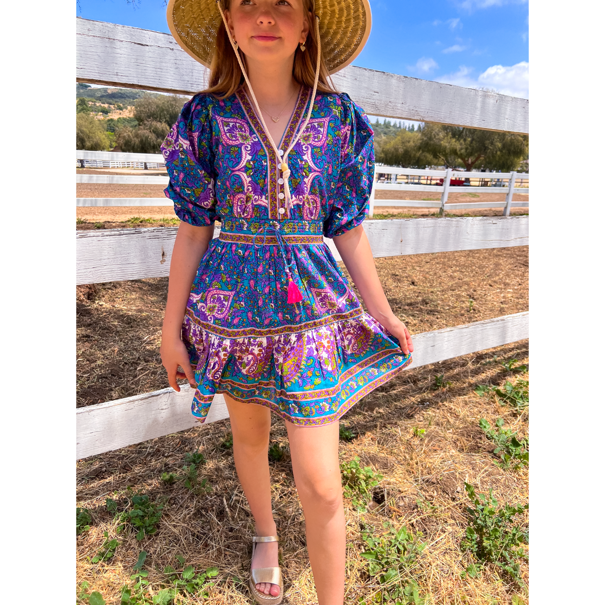 BELL by Alicia Bell block printed dress | BELL by alicia bell