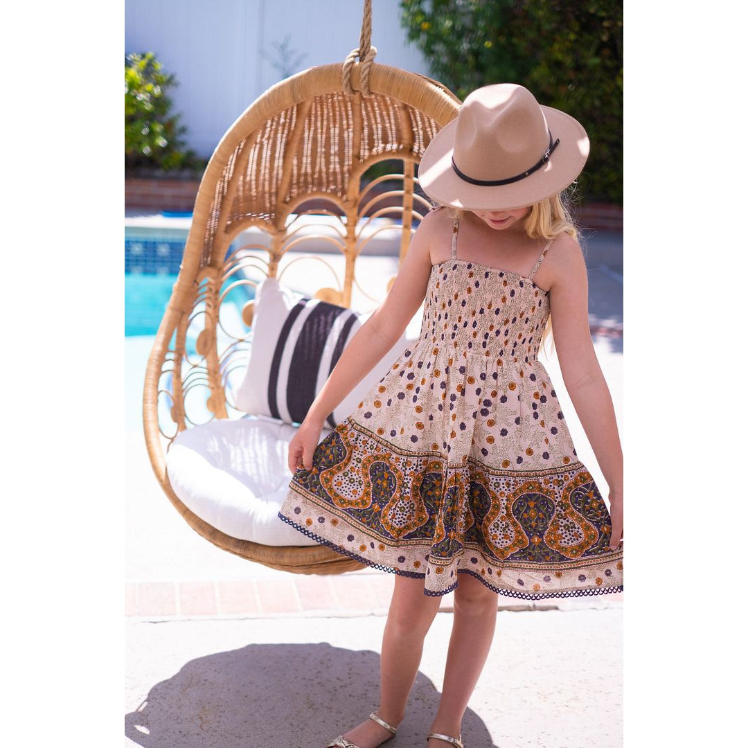 Girls Smocked Dress