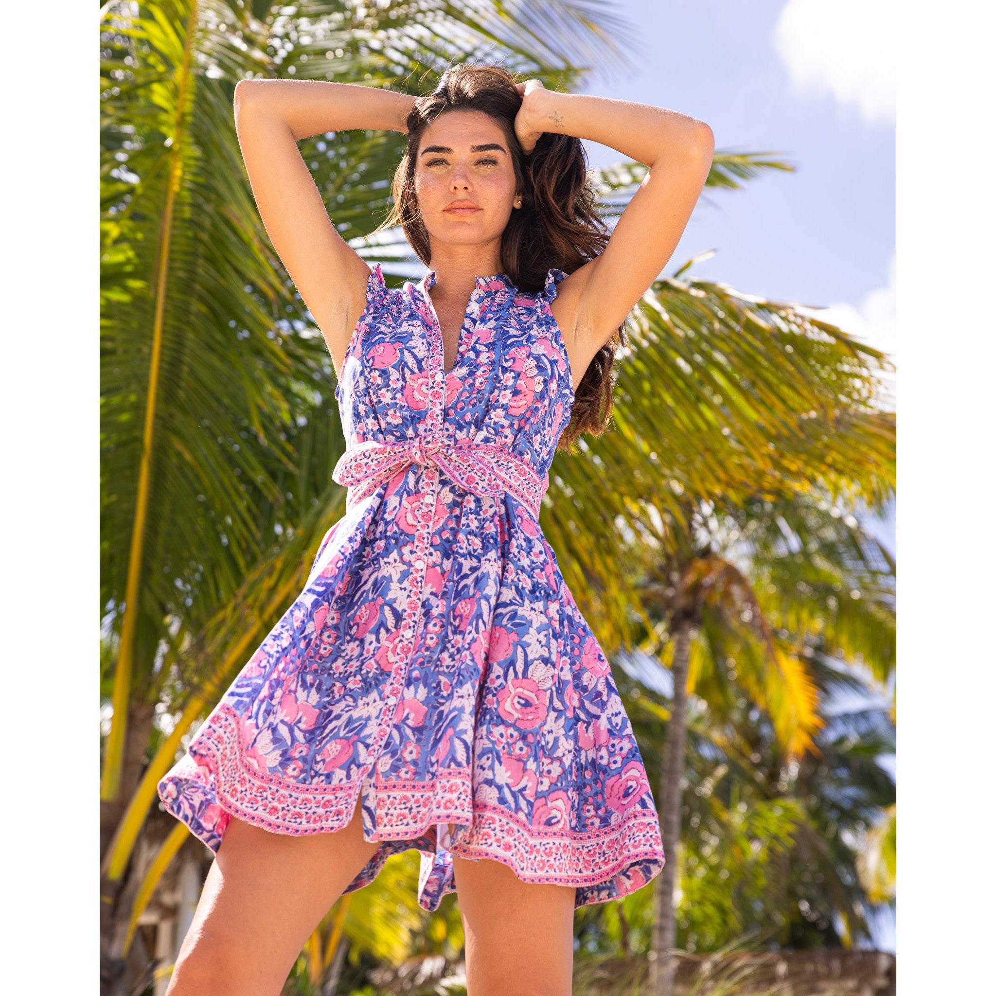 La Bella Shirt Dress - vanilla