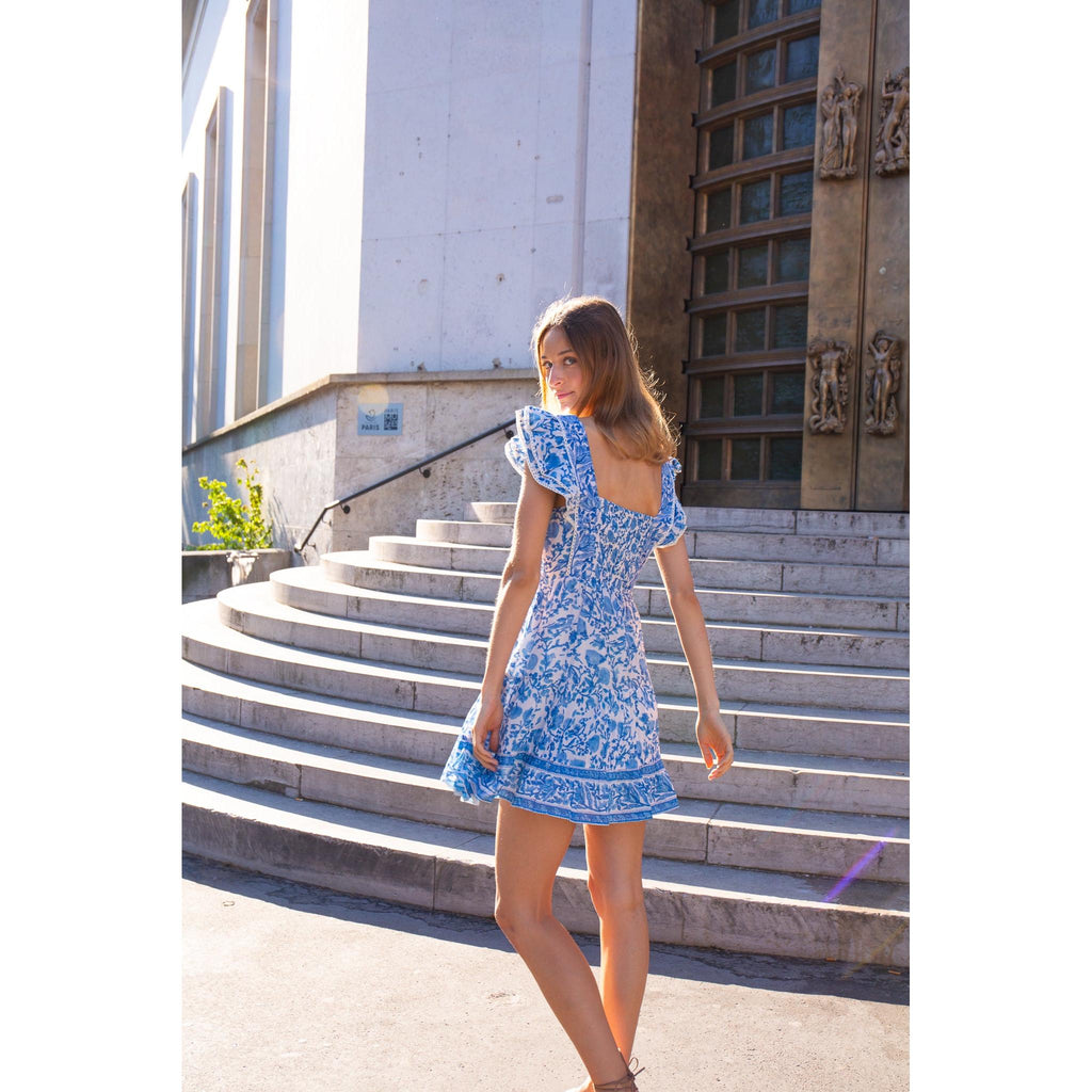 blue bell dress Jennifer Mini Dress