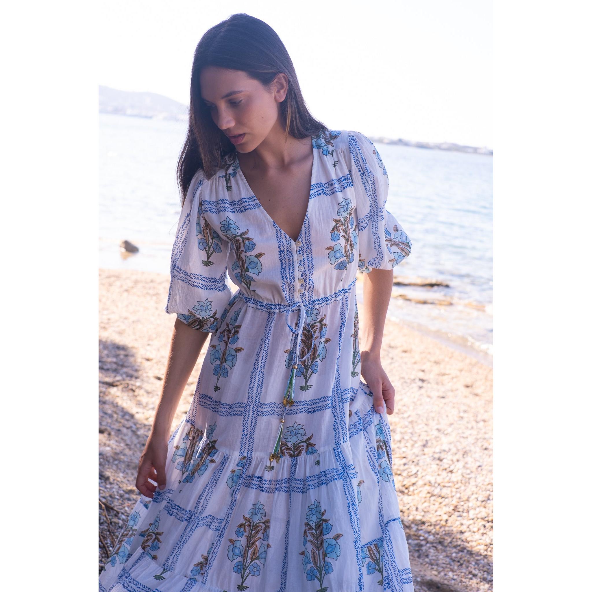 Luna Cotton Midi Dress