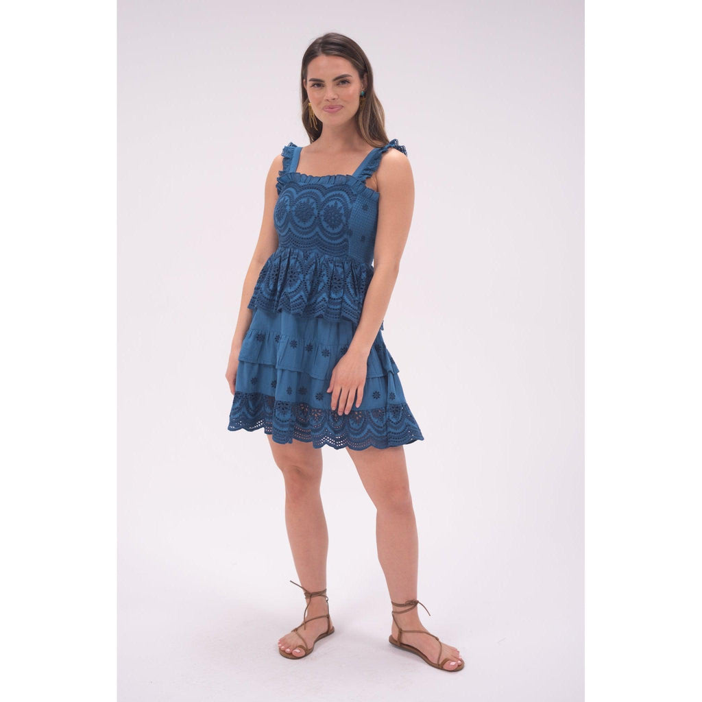 Turquoise Sia Mini Dress