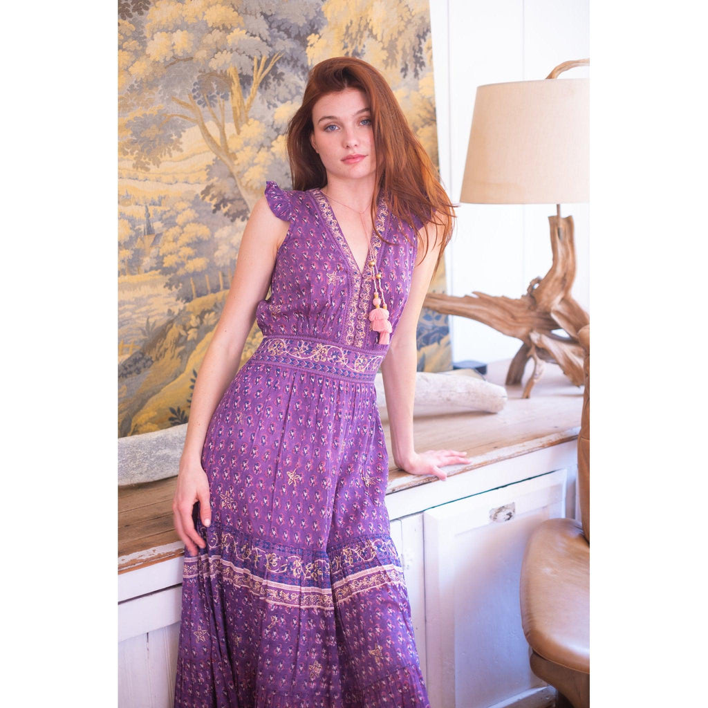 Purple Annabelle Maxi Dress