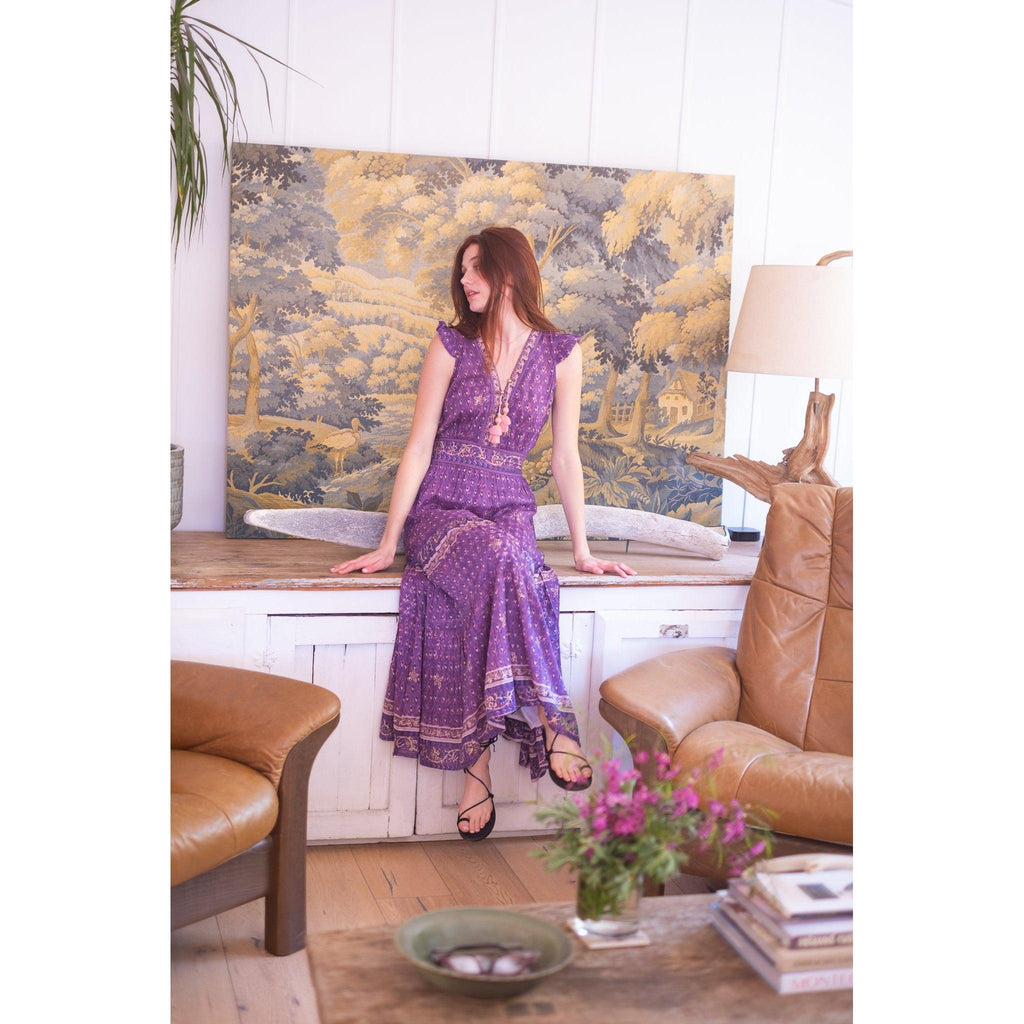 Purple Annabelle Maxi Dress