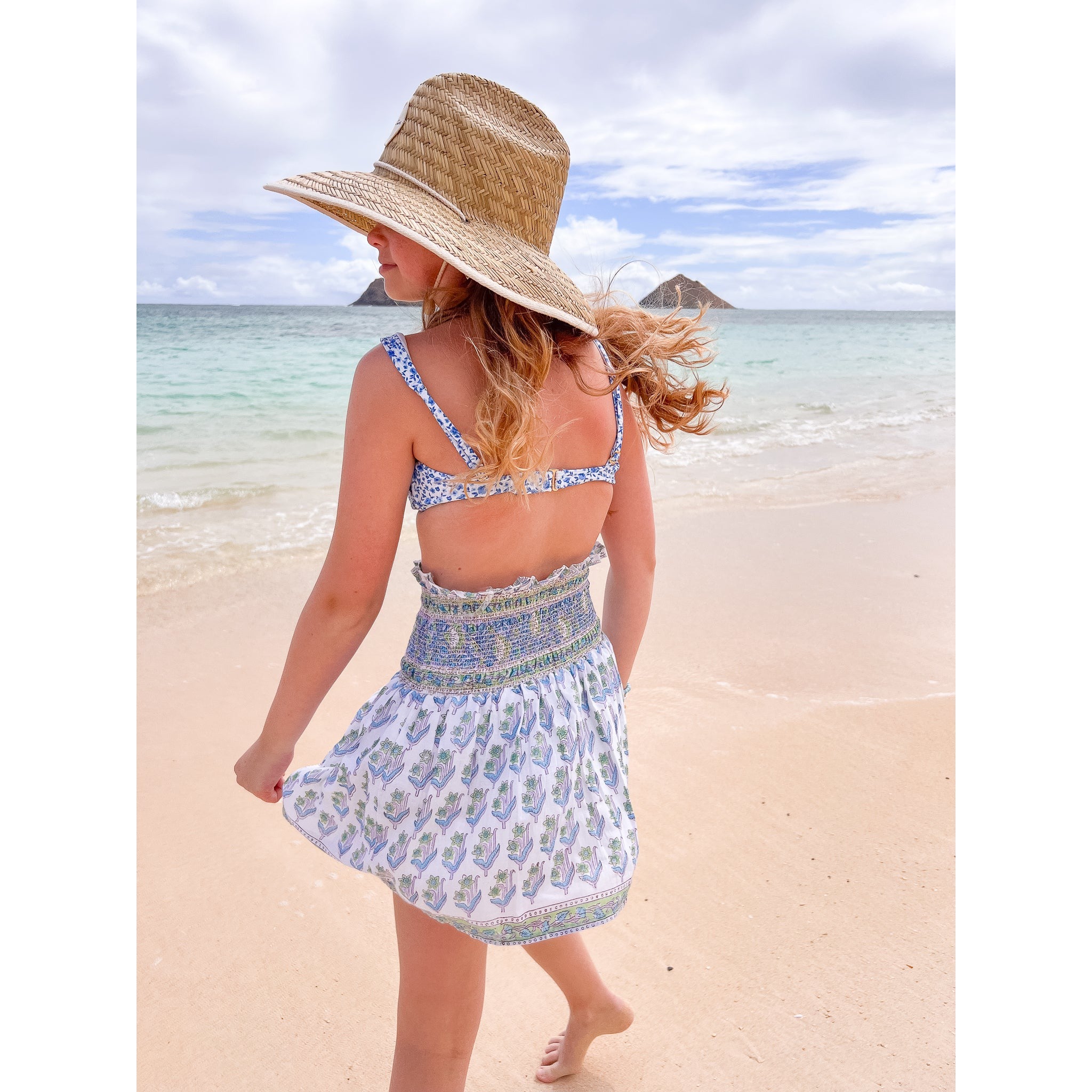 ★RE_L★ Bell mini skirt (2color) BELL by Alicia Bell block print skirt | BELL by alicia bell