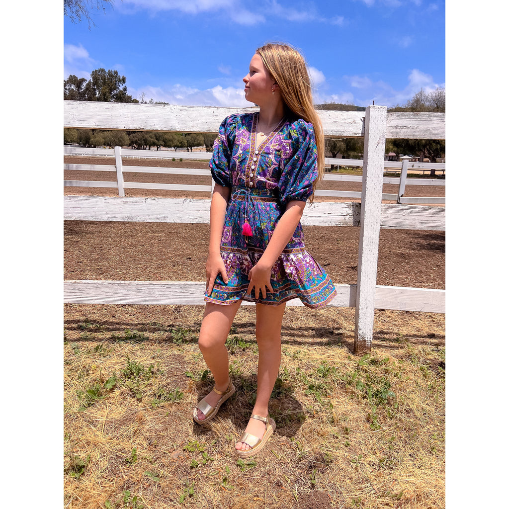BELL by Alicia Bell block printed dress | BELL by alicia bell