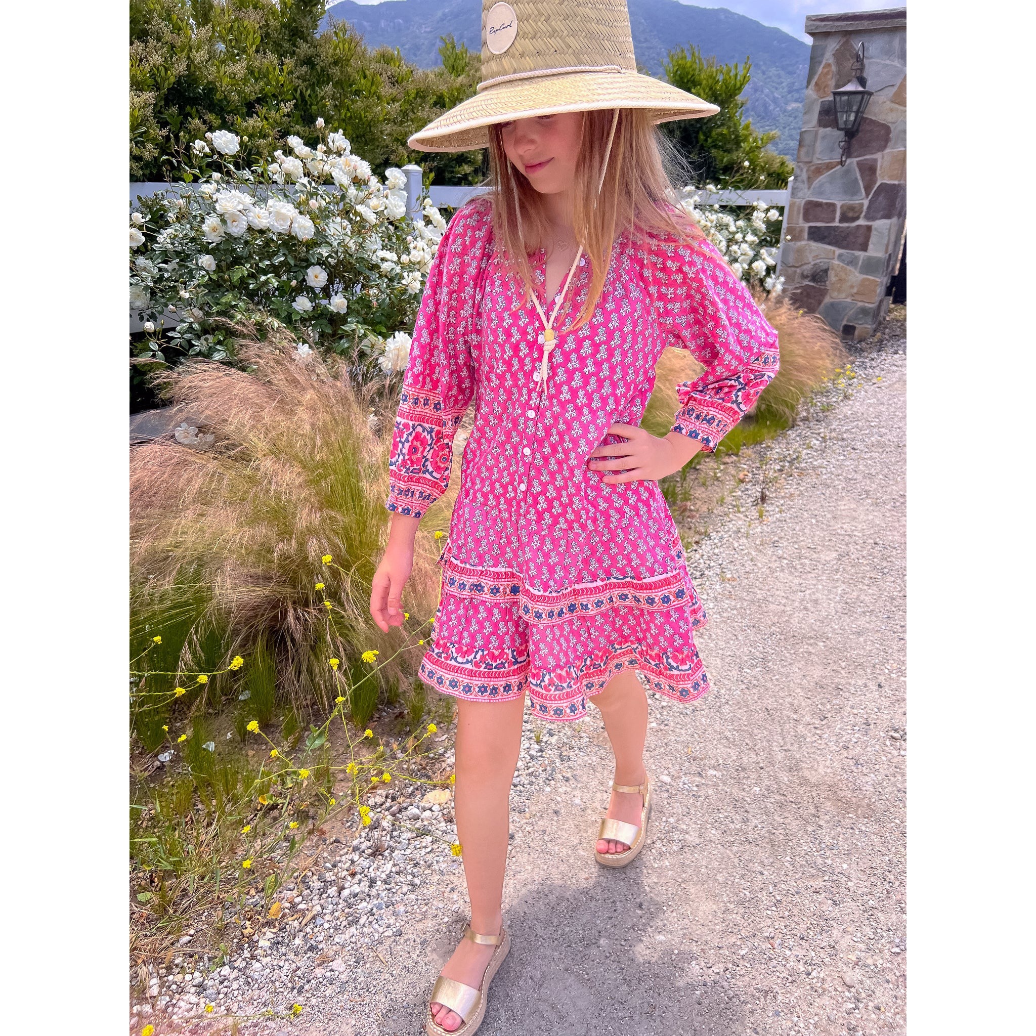 ANDMARY Luna pleats mini dress【アイボリー】 ANDMARY】Luna pleats mini dress