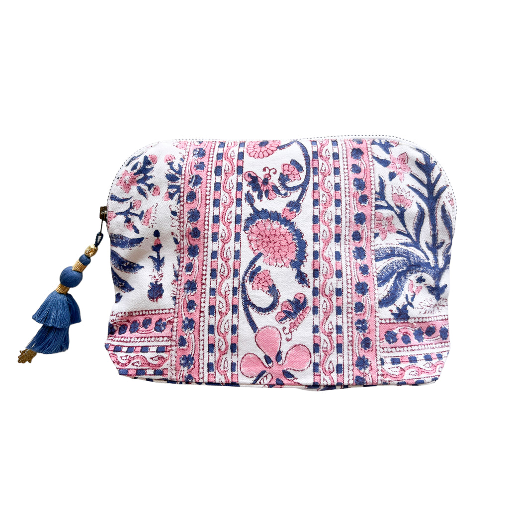 Pink/Blue Clamshell Bag