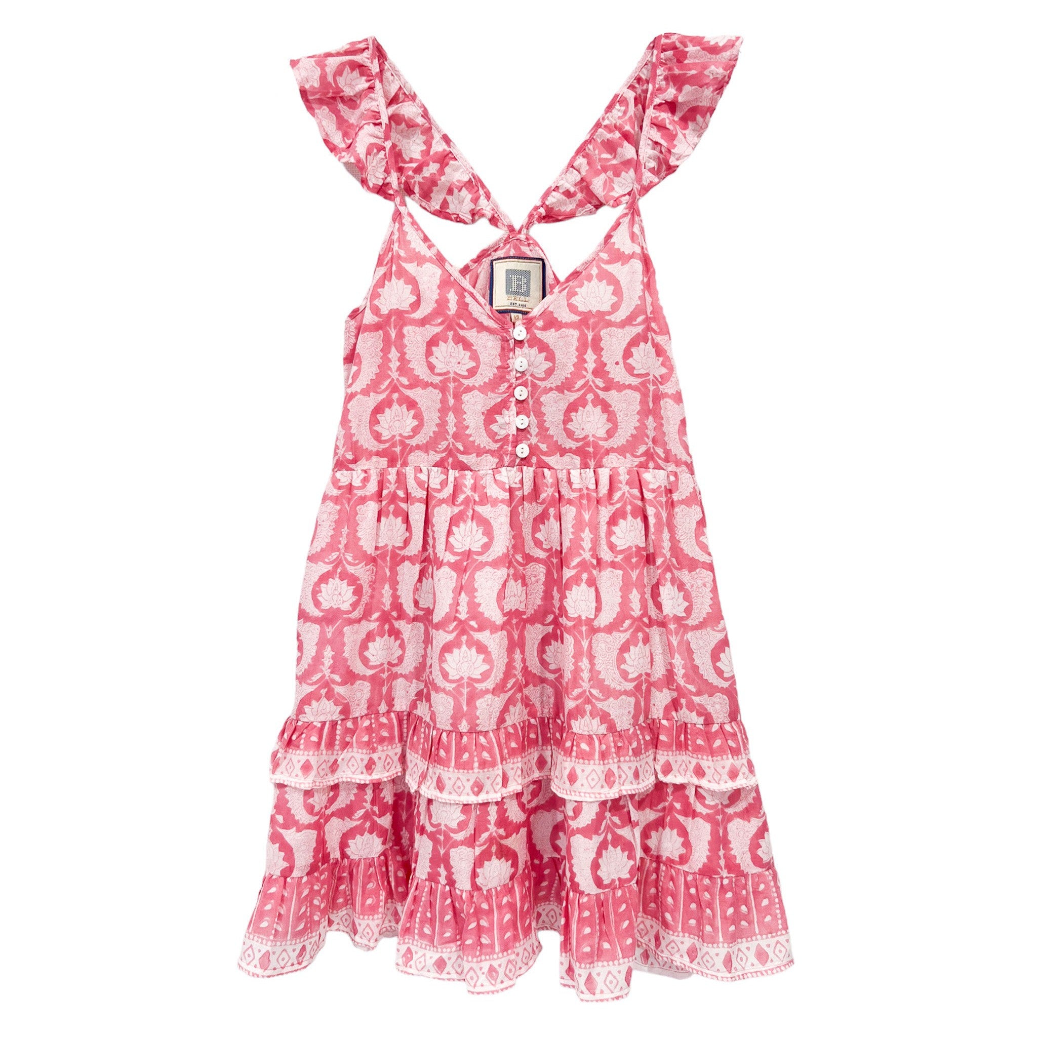 hallie mini dress BELL by Alicia Bell block printed dress
