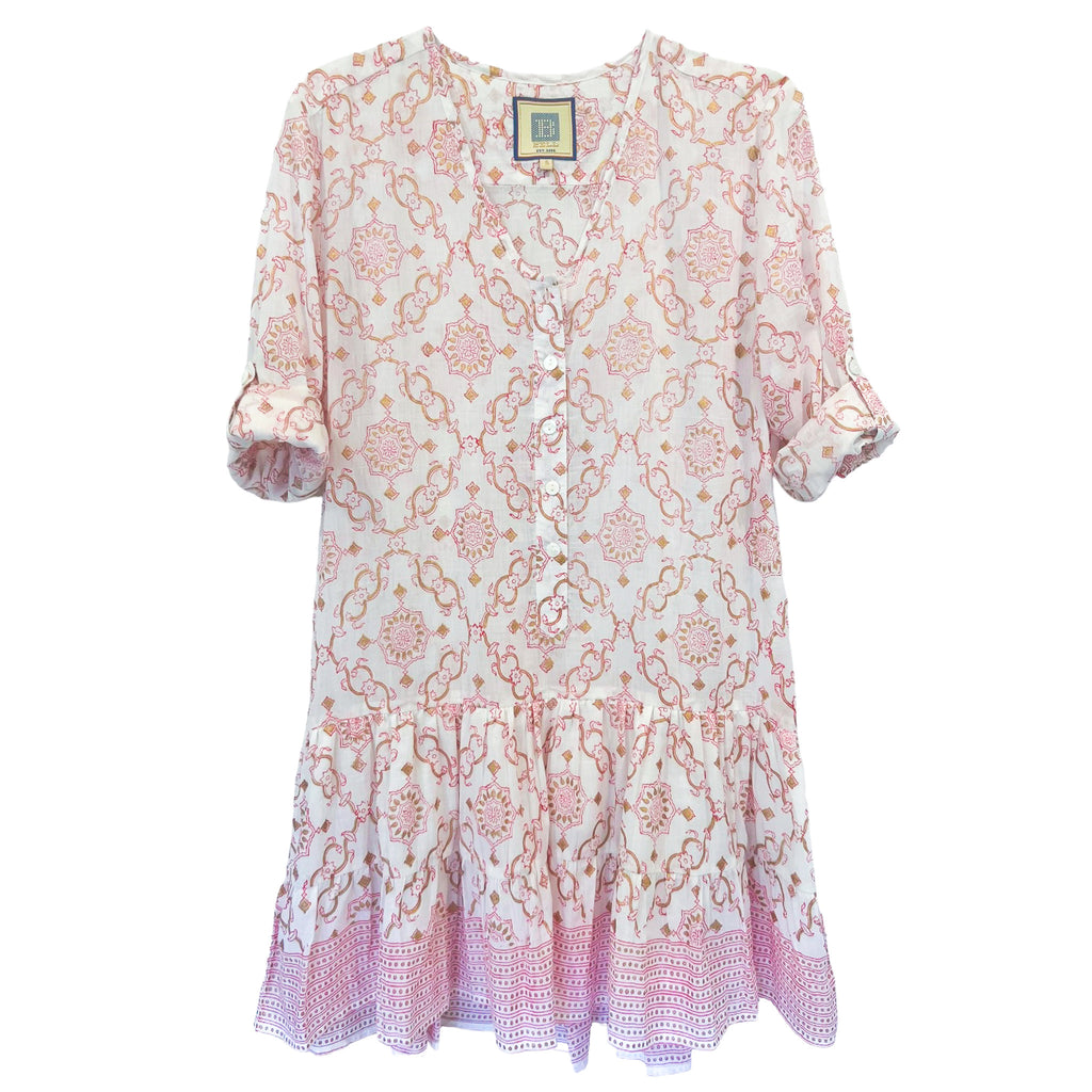 Popover Flounce Dress