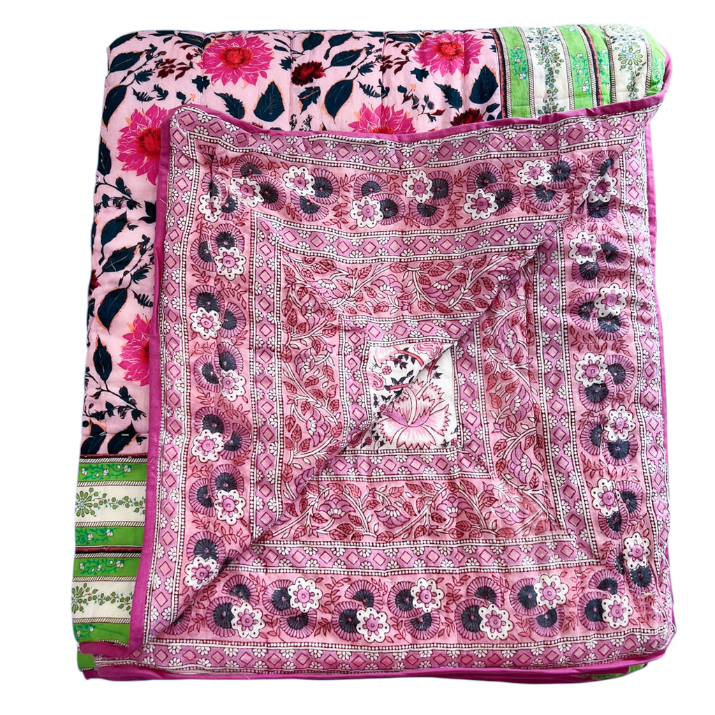 NEW! Cotton Block Print Comforter | BELL by alicia bell