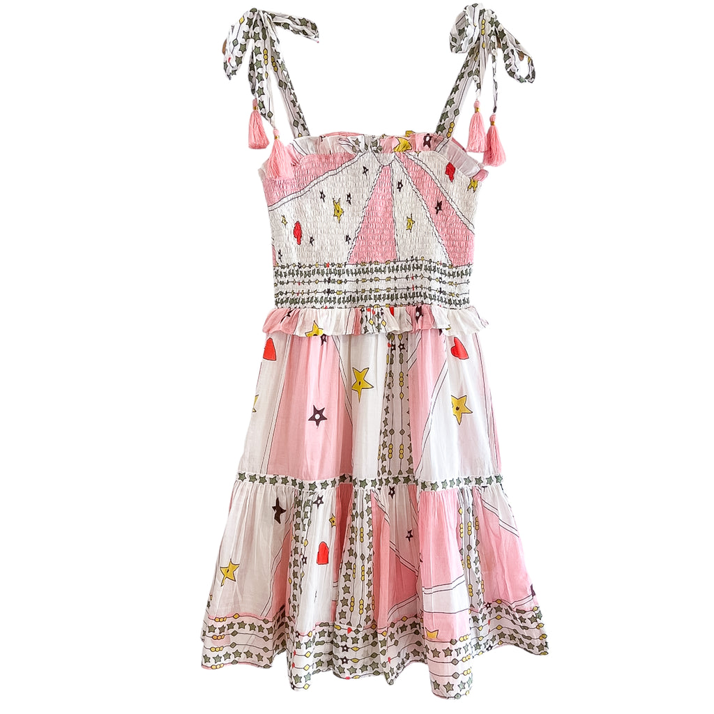 taylor mini dress BELL by Alicia Bell Natural Fibres Color:AQUA-BLUE producing garments that are For Baby Girl Newborn