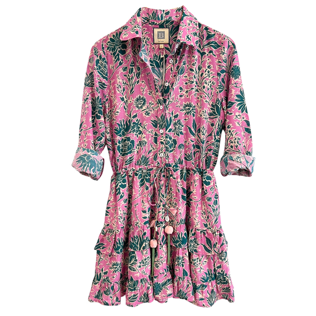 alicia bell shirt dress Kat Mini Shirt Dress- Navy Gingham