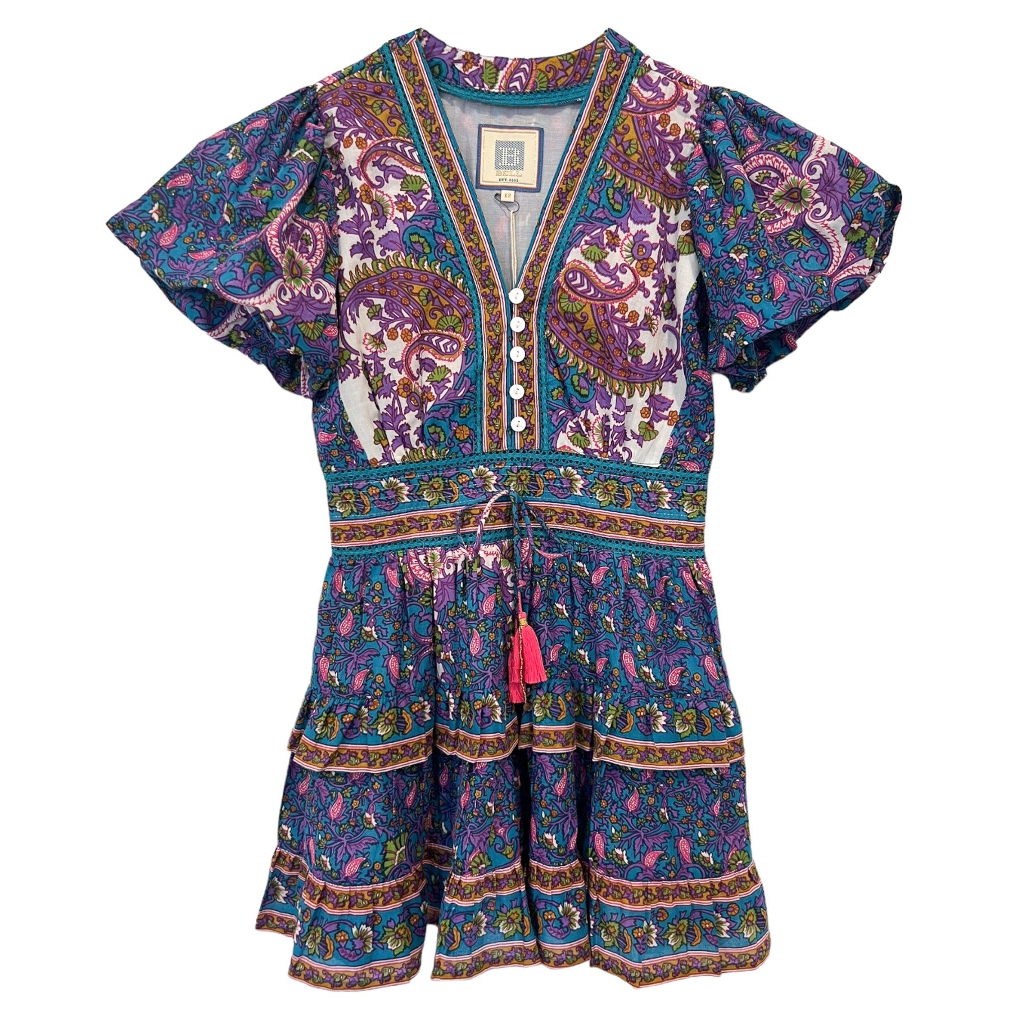 mindy mini dress BELL by Alicia Bell block printed dress