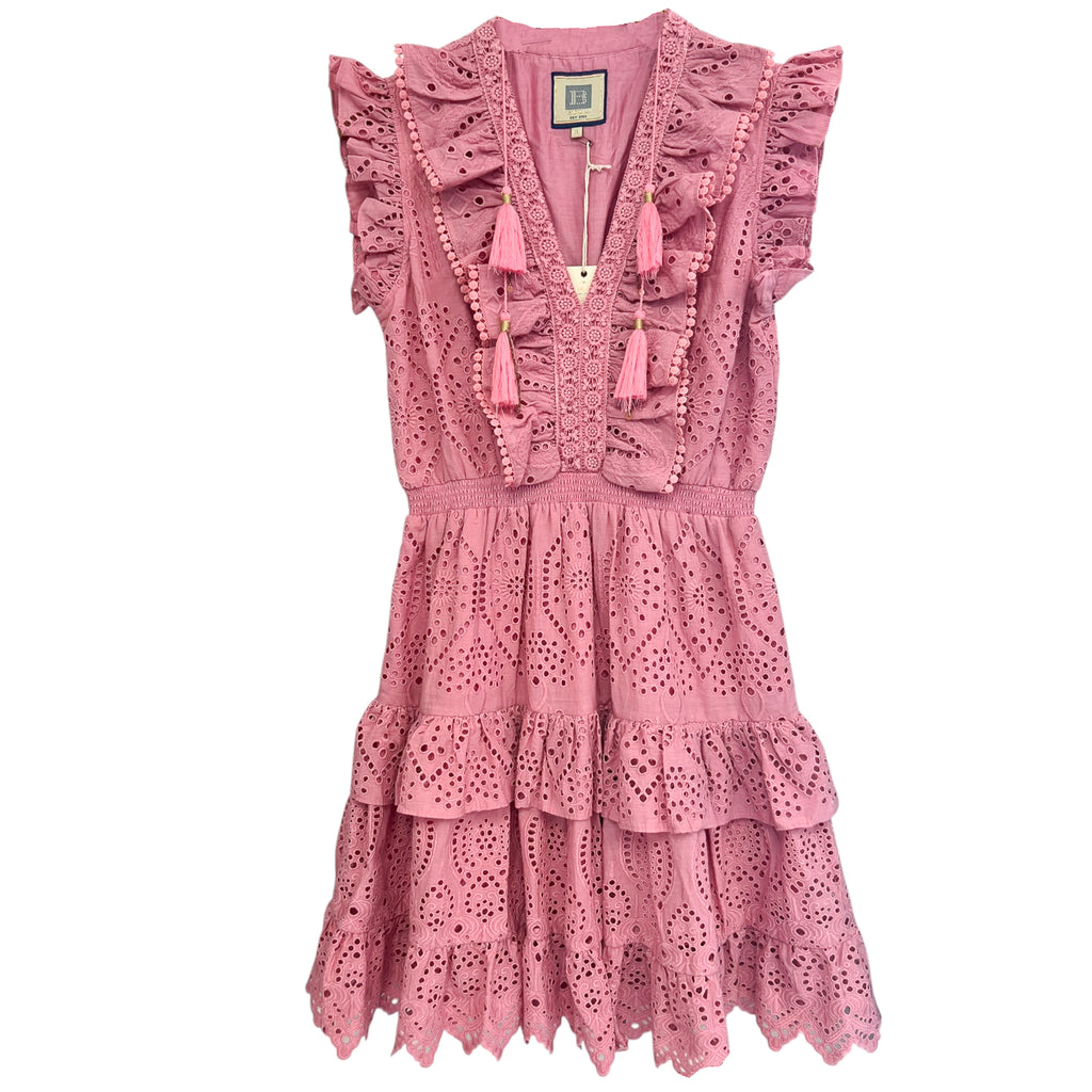 raphelle eyelet mini dress Raphelle Eyelet Mini Dress