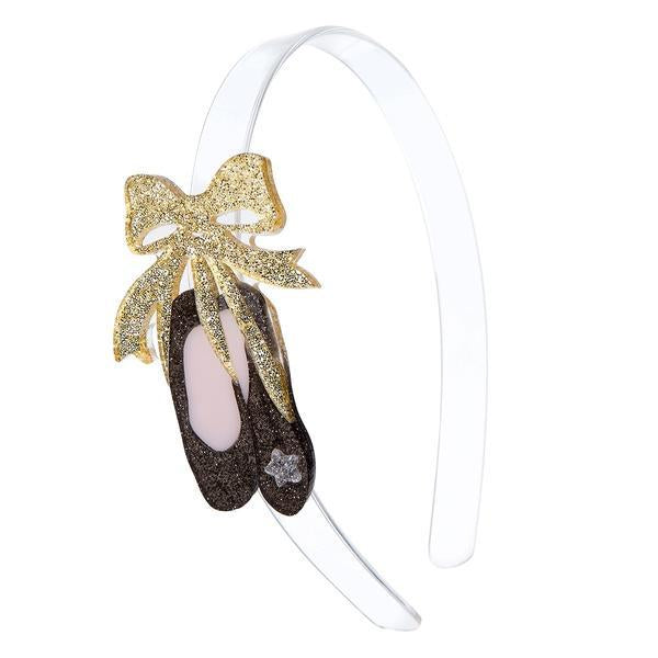 Black Ballet Slippers Headband