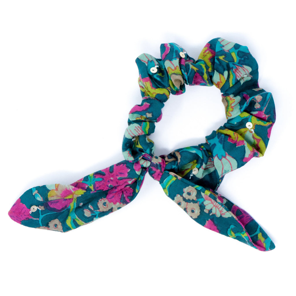 Beaded Scrunchie Bow