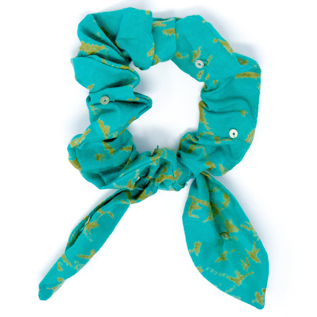 Beaded Scrunchie Bow