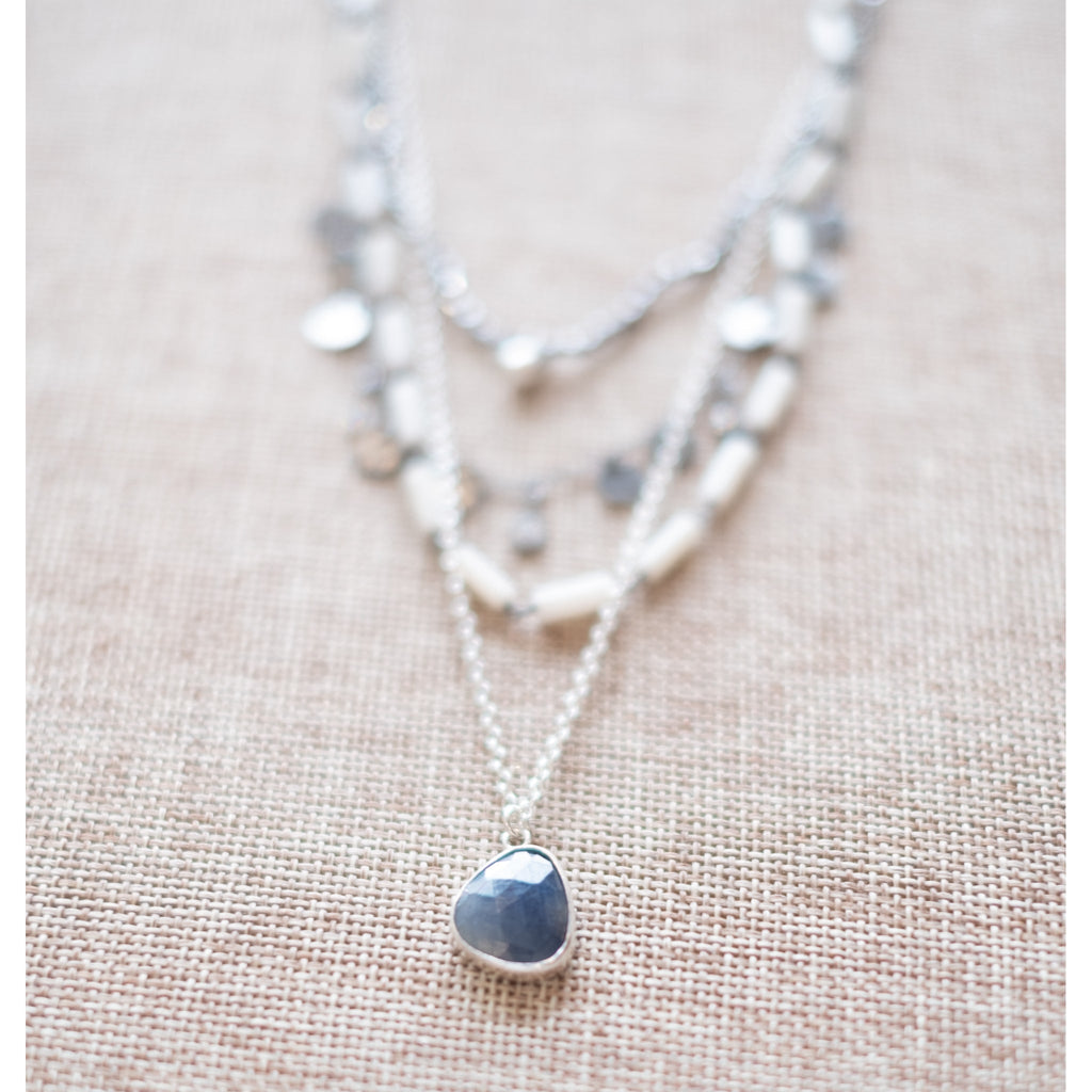 Layered Sapphire Necklace