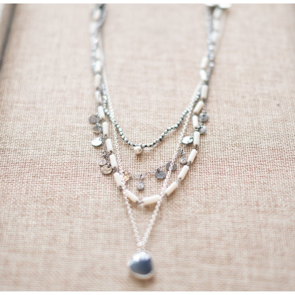 Layered Sapphire Necklace