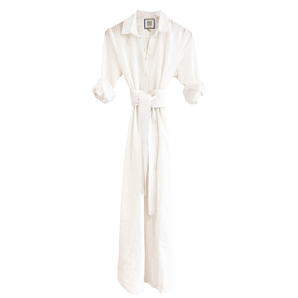 Oversized Maxi Shirt Dress