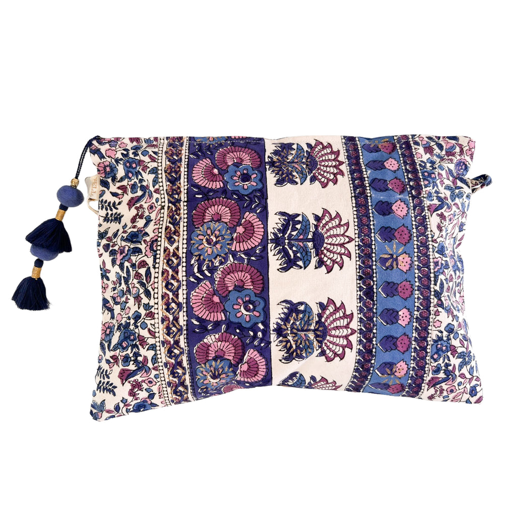 Large Cross Zipper Pouch