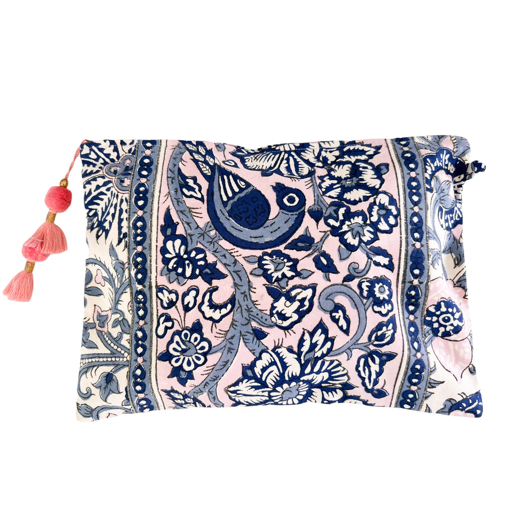 Large Cross Zipper Pouch