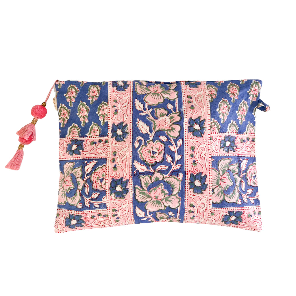 Large Cross Zipper Pouch